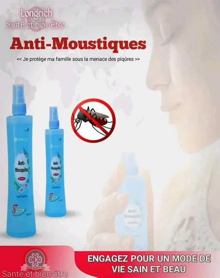 Parfum Anti moustique Longrich