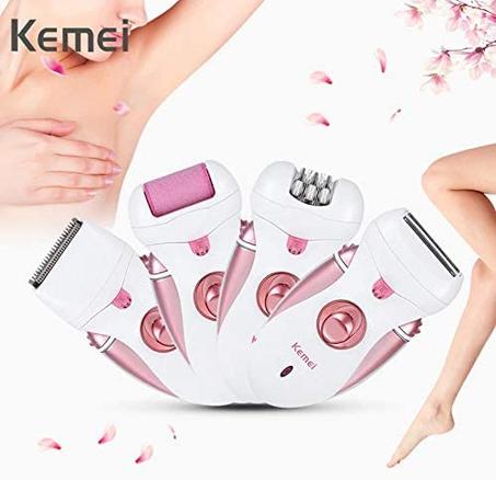 Epilateur électrique Kemei 4 en 1