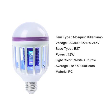 Ampoule LED anti-moustiques 15W