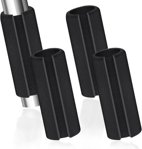 4 unidades de empuñaduras universales de 4.3 pulgadas NBR de espuma de goma Comfort Grip Buffer Tube Cover Black Soft Handle Bar Grips para equipos de manillar de repuesto