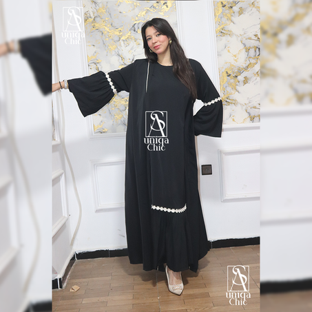 عباية وكيمونو 2 في 1 - Abaya et Kimono 2 en 1