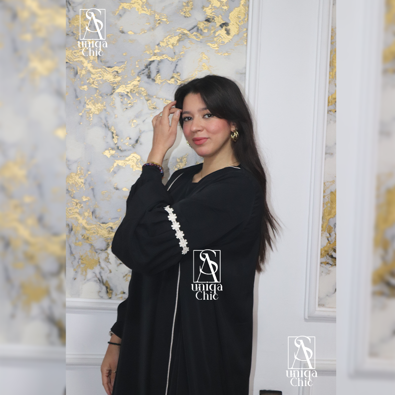عباية وكيمونو 2 في 1 - Abaya et Kimono 2 en 1