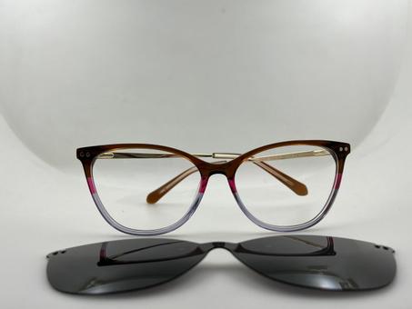 نظارة طبية مع عدسة شمسية مغناطيسية قابلة للتركيب