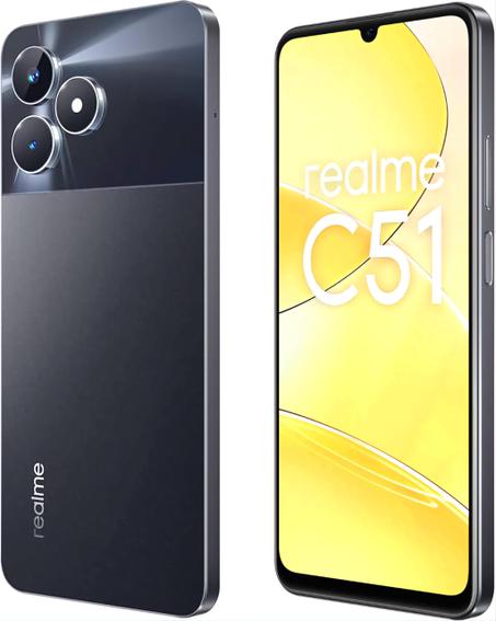 realme C51 6,74" (128Go ROM / 4GB jusqu'à 8Go) - 5000mAH - 50MP