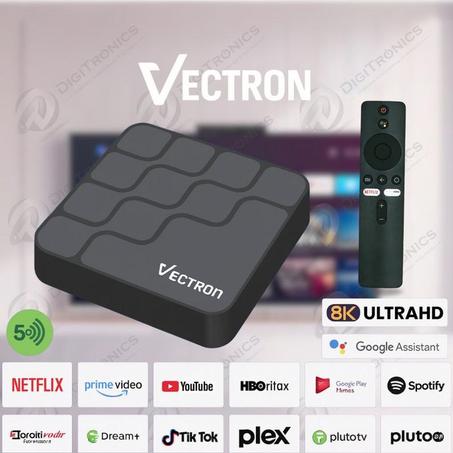 Vectron V7 Plus Android Tv Box–8K Ultra Hd+ 1 ans IPTV