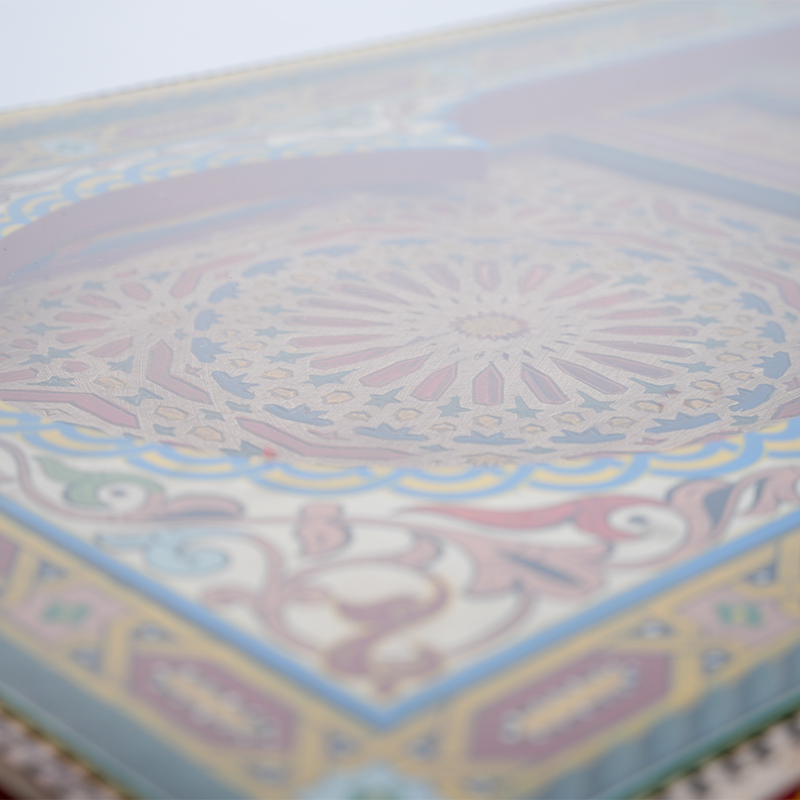 Beldi Rectangular Table – Hand-Painted Moroccan Elegance