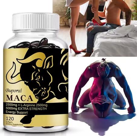 Supplément de racine de maca : Améliore l'endurance et la force, soulage la fatigue et favorise la circulation sanguine, favorise la croissance musculaire