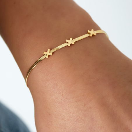 Bracciale Triple X Amsterdam - Colore oro