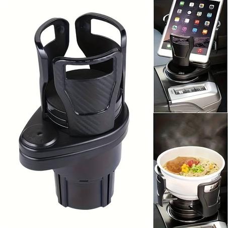 حامل الأكواب 2 في 1 متعدد الوظائف