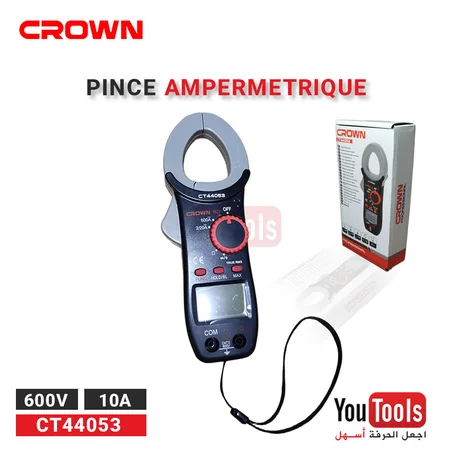 Pince ampèremétrique CROWN  10A 600v