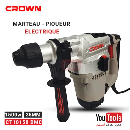 Marteau perforateur 1500W 36MM SDS+ CROWN