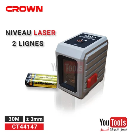 Niveau laser autonivelant vert 2lignes (honrizental-vertical) 30m