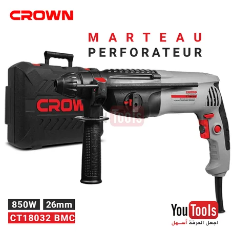 Marteau Perforateur 850W 26mm CROWN