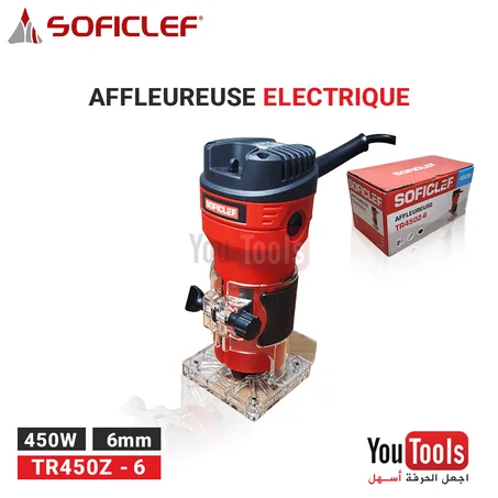 Affleureuse Paumelleuse SOFICLEF 8mm 450W