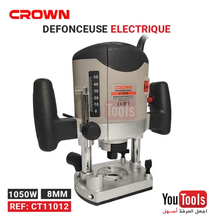 Defonceuse 1050W 8MM CROWN