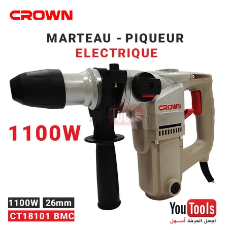 Marteau piqueur 1100W 26mm CROWN