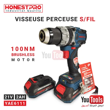 Visseuse Perceuse 21V 100NM HONESTPRO