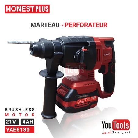 MARTEAU PERFORATEUR S/FIL HONEST PLUS 21V 1*4.0AH 22MM