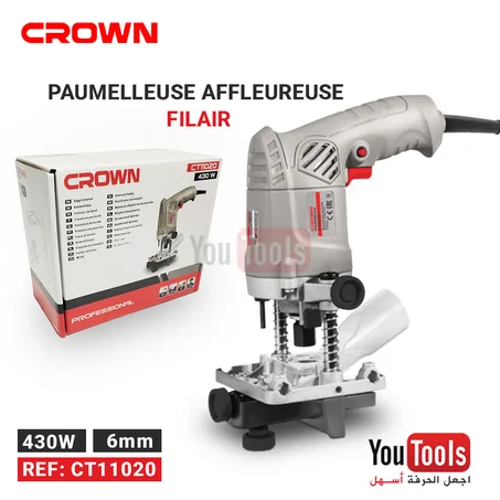 PAUMELLEUSE AFFLEUREUSE CROWN 430W 6MM