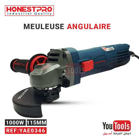 Meuleuse Angulaire 1000W 115mm HONESTPRO
