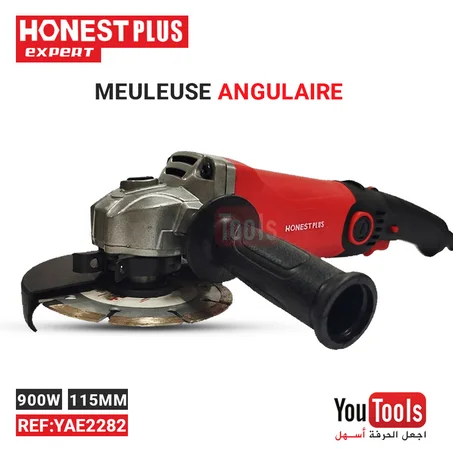 Meuleuse 115MM 900W Vitesse Variable HONESTPLUS
