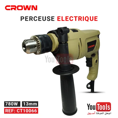 Perceuse à Percussion 780W 13mm CROWN