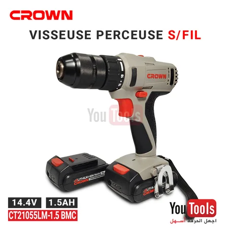 Visseuse Perceuse 14.4V 1.5Ah CROWN