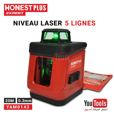 NIVEAU LASER 5 LIGNES 20M HONESTPLUS