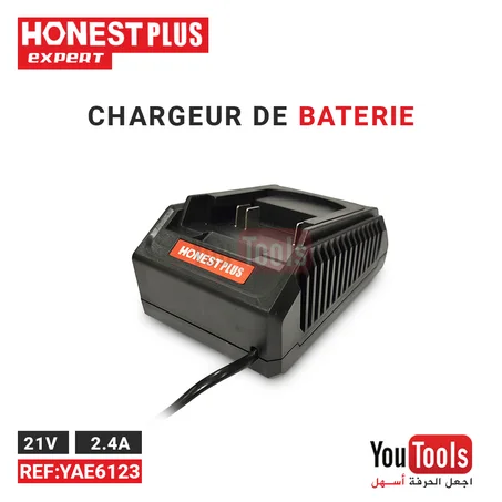 Chargeur de Batterie 21V 2.4A HONESTPLUS