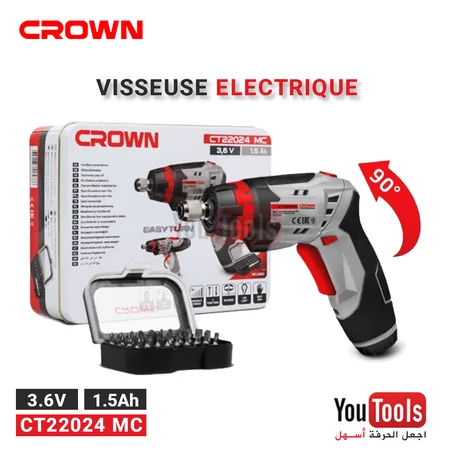 VISSEUSE  S/FIL ELECTRIQUE CROWN 3.6V