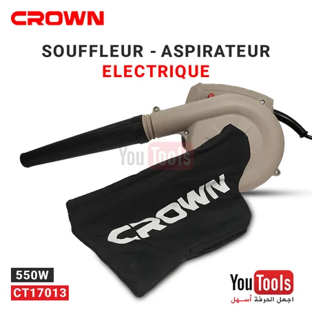 Souffleur Aspirateur Electrique 550w CROWN