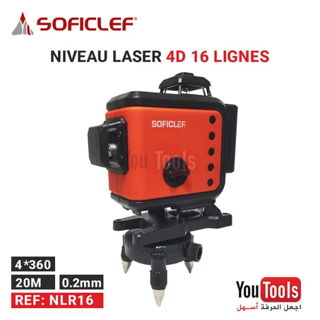 NIVEAU LASER SOFICLEF 4*360 16 LIGNES