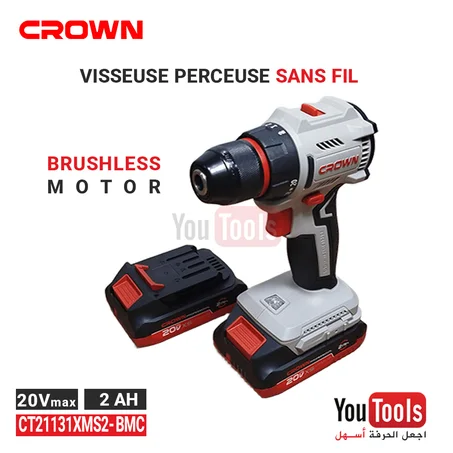 VISSEUSEPERCEUSE CROWN  20V 2*2.0AH 50N.M