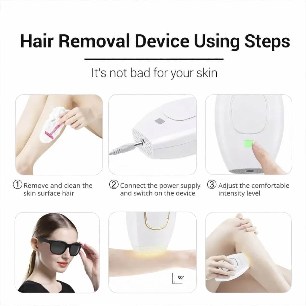 جهاز إزالة الشعر بالليزر IPL – تكنولوجيا احترافية لبشرة ناعمة في كل الأوقات