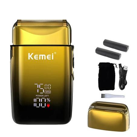 ماكينة الحلاقة Kemei KM-TX10 للرجال – متعددة الاستعمالات مع شاشة LCD وبطارية قوية قابلة للشحن
