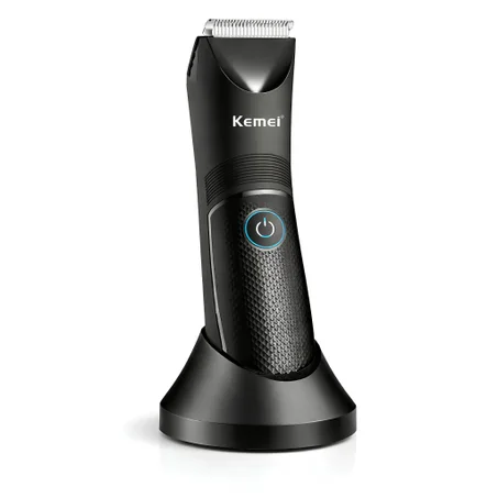 ماكينة تشذيب كيمي KM-1838 للمناطق الحساسة والجسم – شفرة سيراميك مقاومة للماء IPX7، قابلة للشحن USB، تشغيل حتى 90 دقيقة