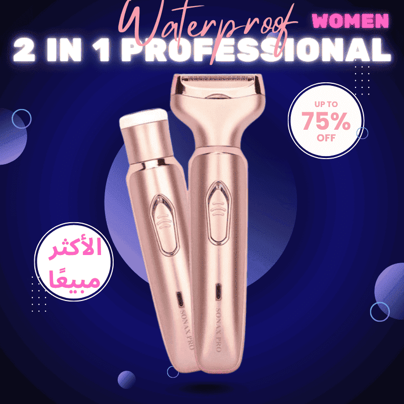 Women Epilator Electric Razor 2In1