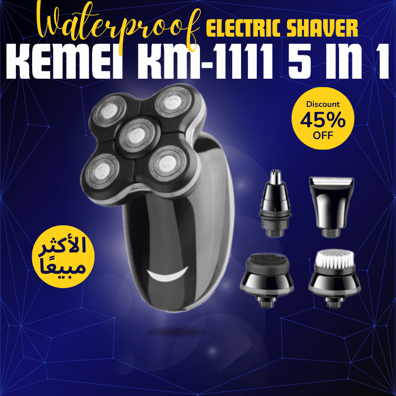 ماكينة الحلاقة   Kemei KM-1111  5&1