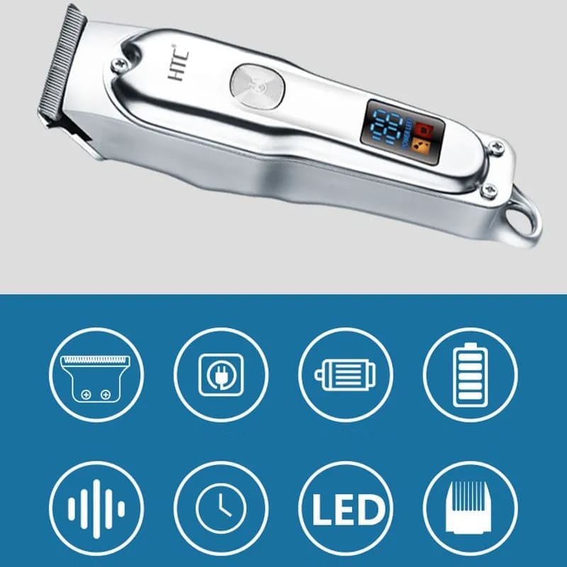 ماكينة قص الشعر الاحترافية  HTC AT-176 - SILVER