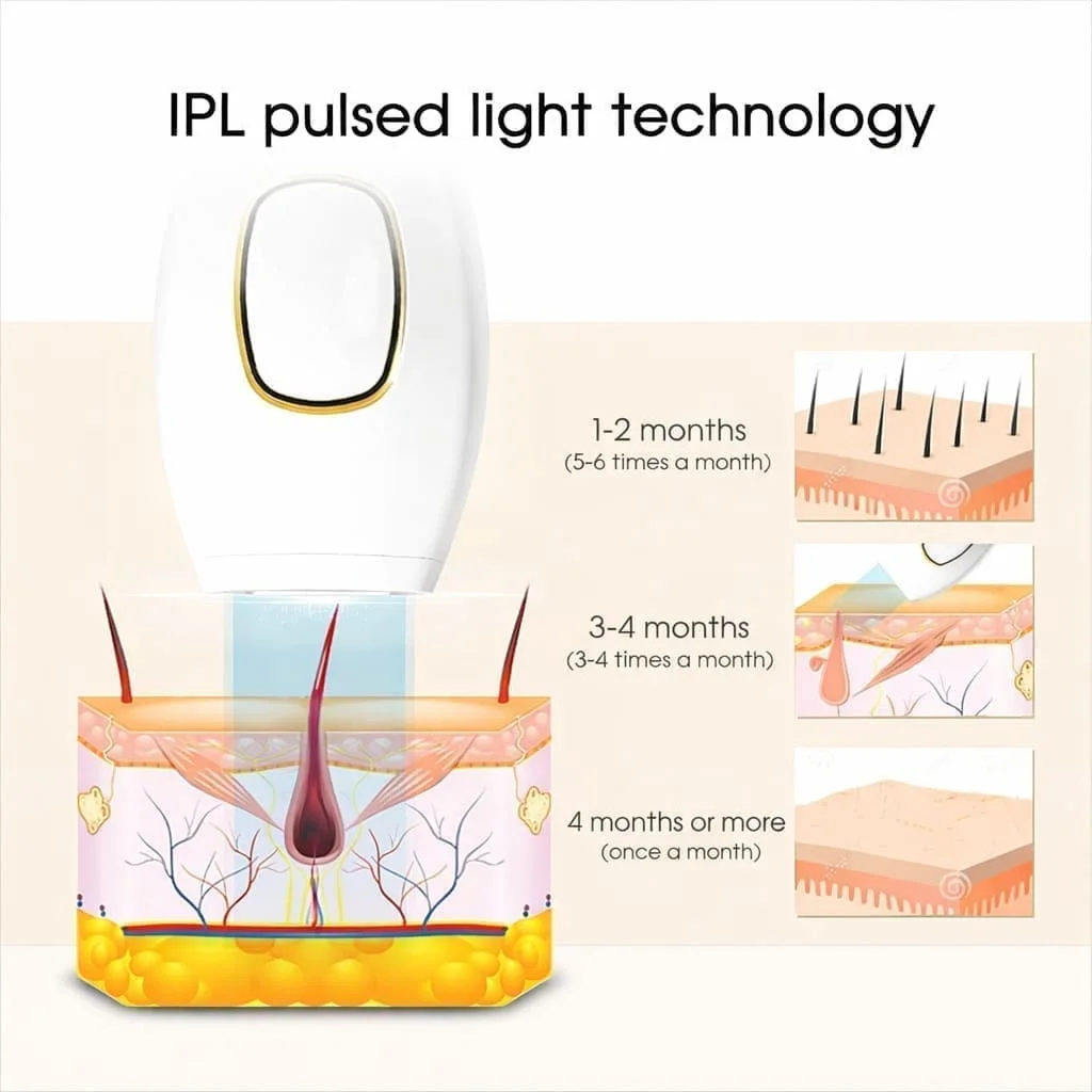 جهاز إزالة الشعر بالليزر IPL – تكنولوجيا احترافية لبشرة ناعمة في كل الأوقات