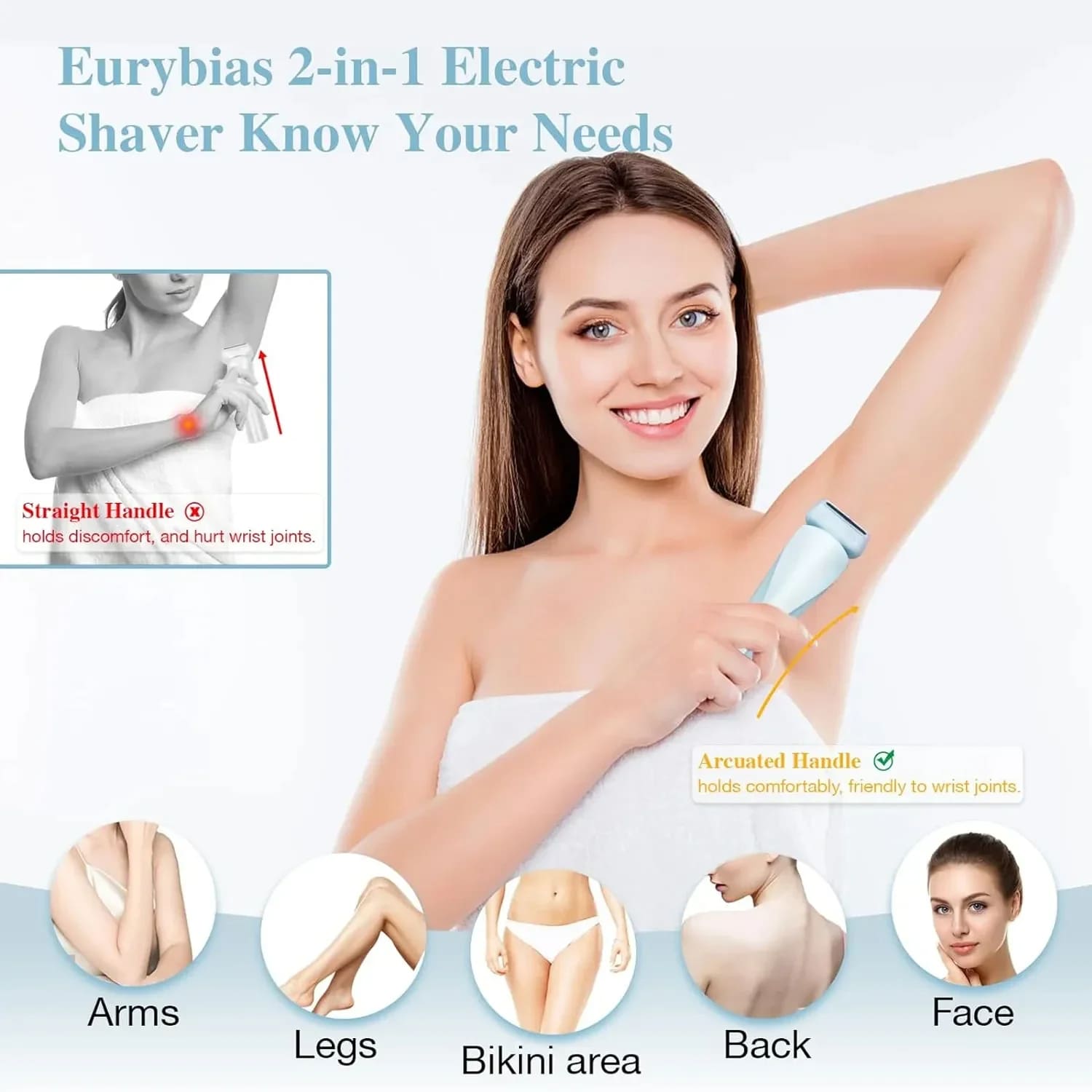 2-in-1 Women's Hair Removal Device
