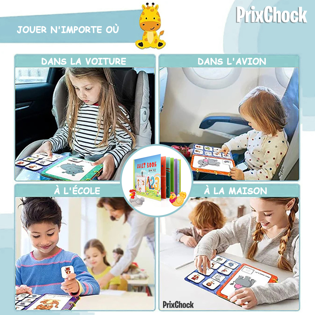 STOBOK 3 Pièces Autocollant Bambin Occupé Livre Jouets Classeur D'activité  Préscolaire Livre Occupé Montessori Jouet Éducatif Jouets De Puzzle Jeux De