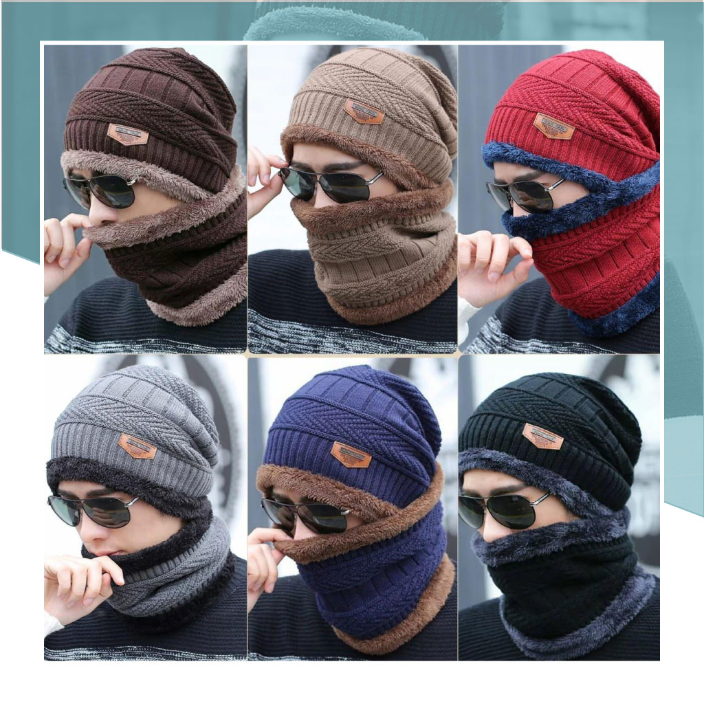 Acheter Bonnet d'hiver pour femmes et hommes, couleur unie, unisexe, tricot  en laine, épais, côtelé, doublé polaire, avec oreillettes