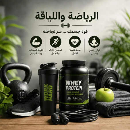 🏋️ الرياضة واللياقة