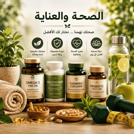 🧴 الصحة والعناية