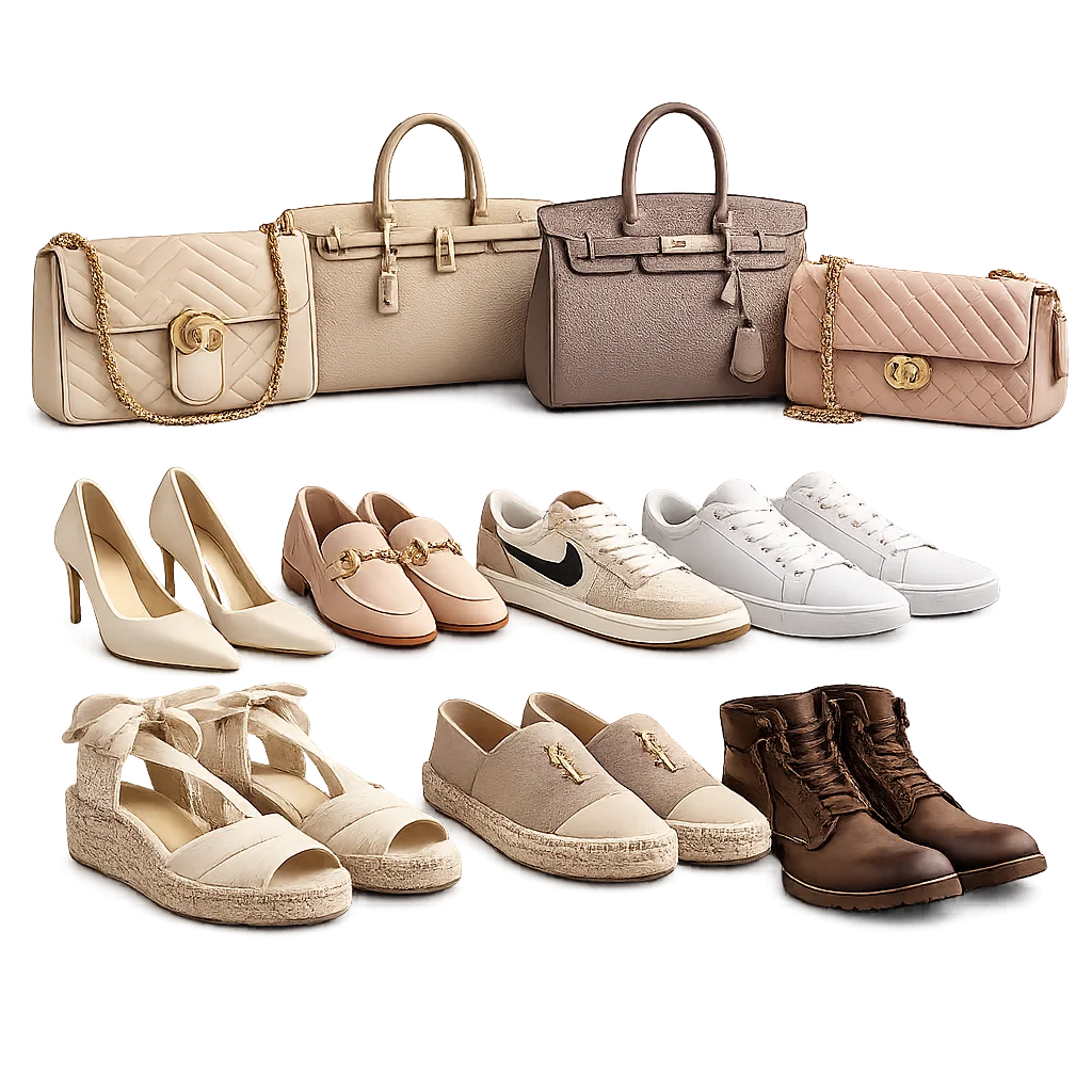 الحقائب والأحذية