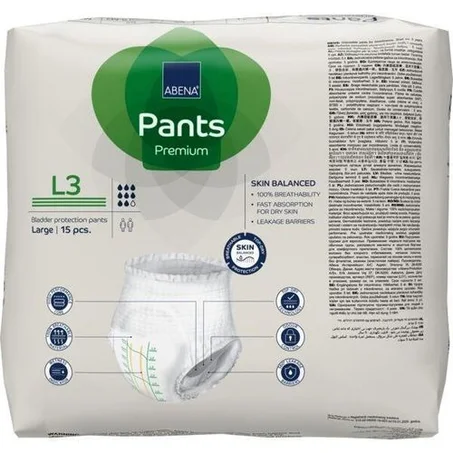 Abena Sous-vêtements absorbants Pants Premium L3 (6 x 15 unités)