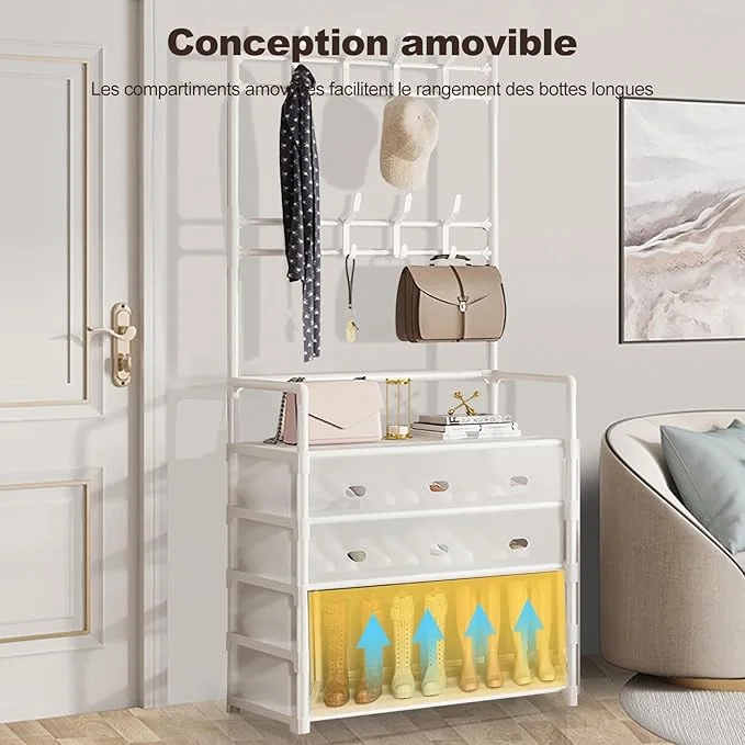 Porte-Manteau & Rangement des chaussures -حامل الملابس وخزانة الأحذية