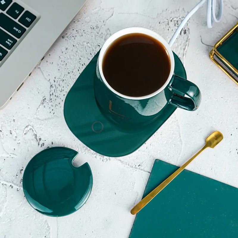 Chauffe Tasse ,Chauffe Tasse à Café 55 Degrés de Température -   سخان الكؤوس الكهربائي الذكي  لتسخين الحليب و  القهوة 55 درجة