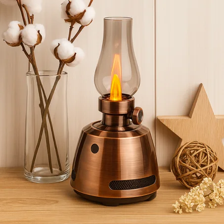 مكبر صوت Bluetooth بتصميم مصباح